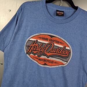 Harley-Davidson Motorcycle Bakersfield California Merle Haggard T-shirt Large